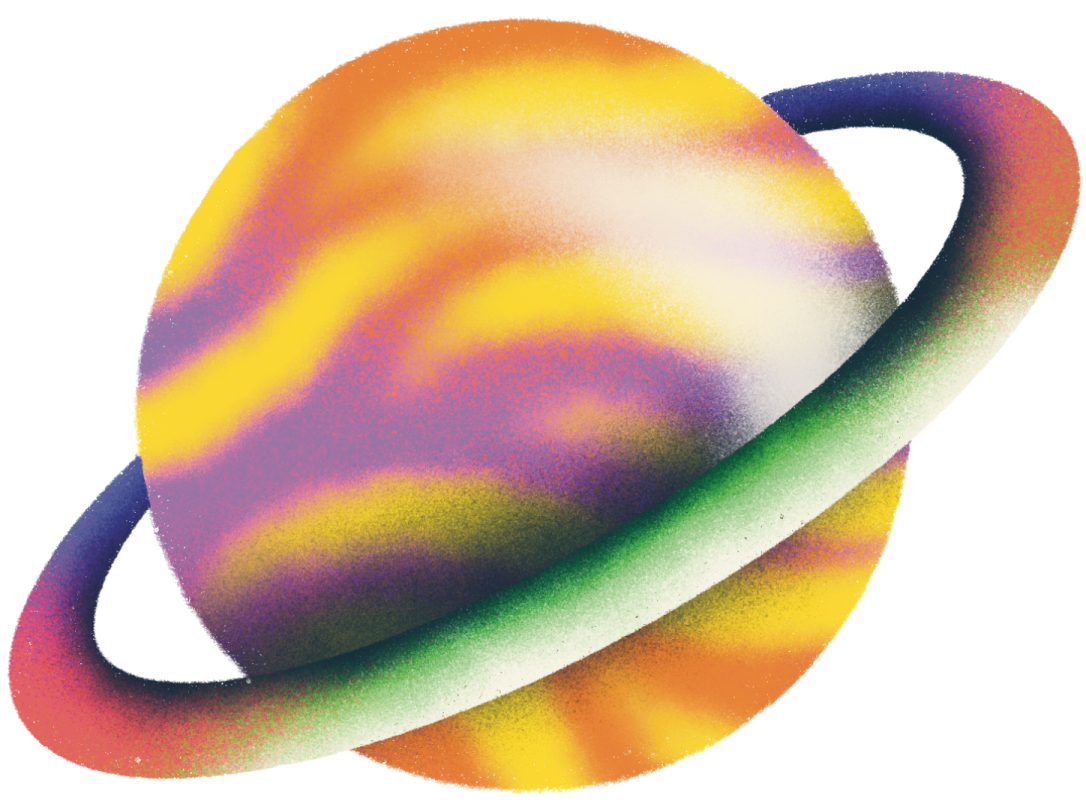 an image of a saturn with a white background