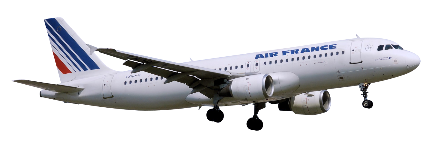 the plane is white