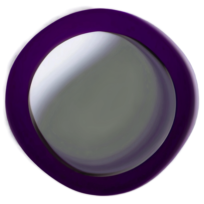 an image of a circular mirror on a white background