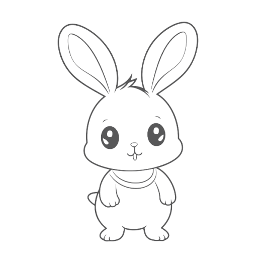 how to draw a cute rabbit