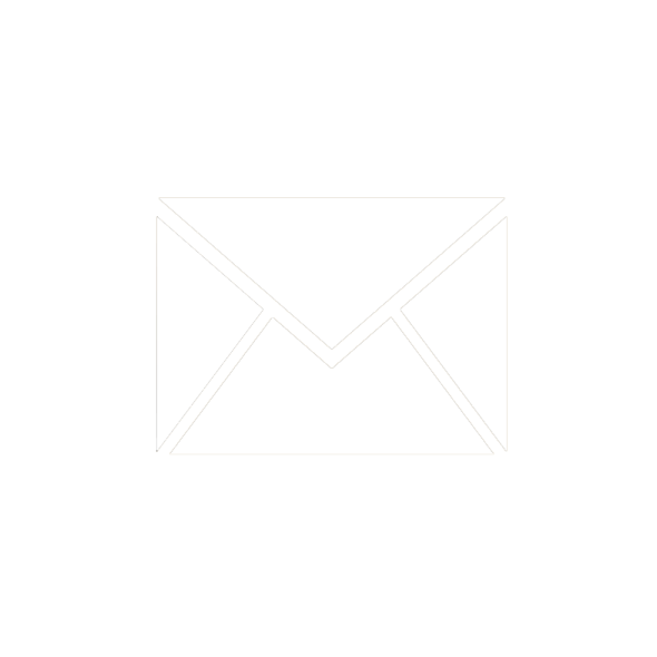 a white envelope with the letter m on it