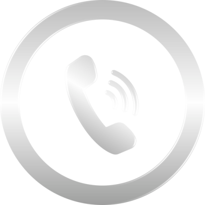 an icon of a phone in a circle