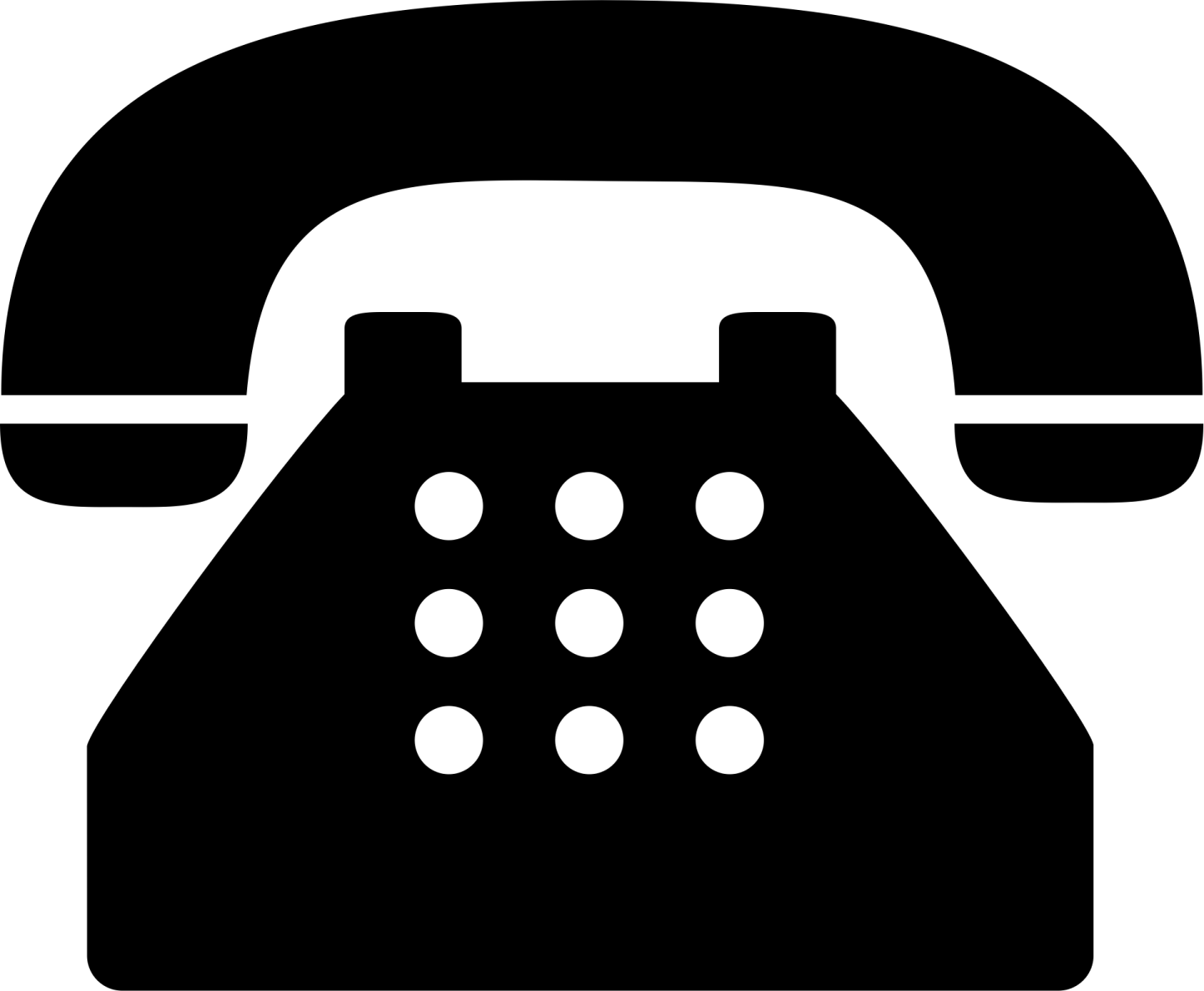 a black and white phone