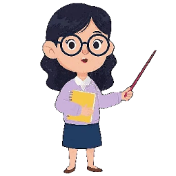 a girl with glasses holding a book and a wand
