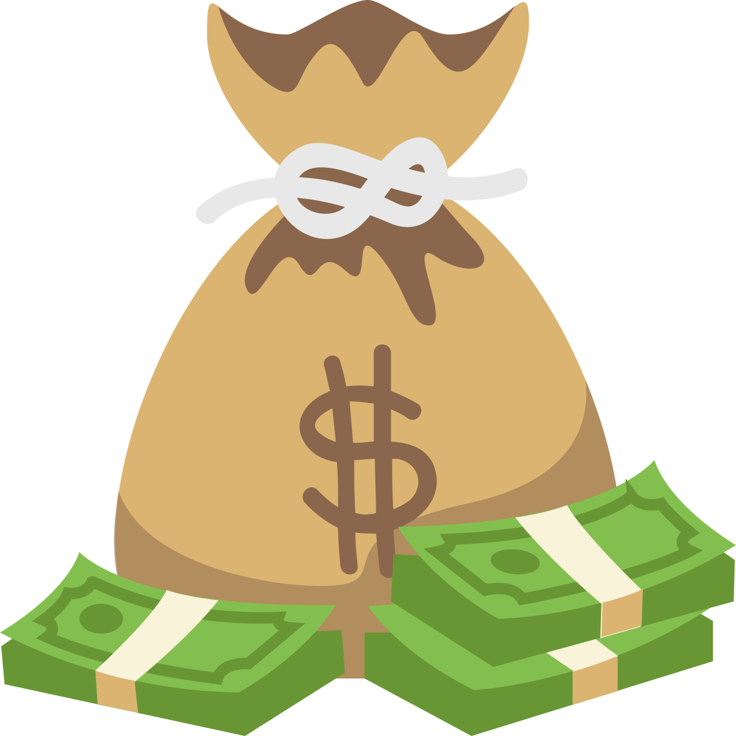 a bag full of money