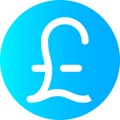 a blue circle with the letter e in it