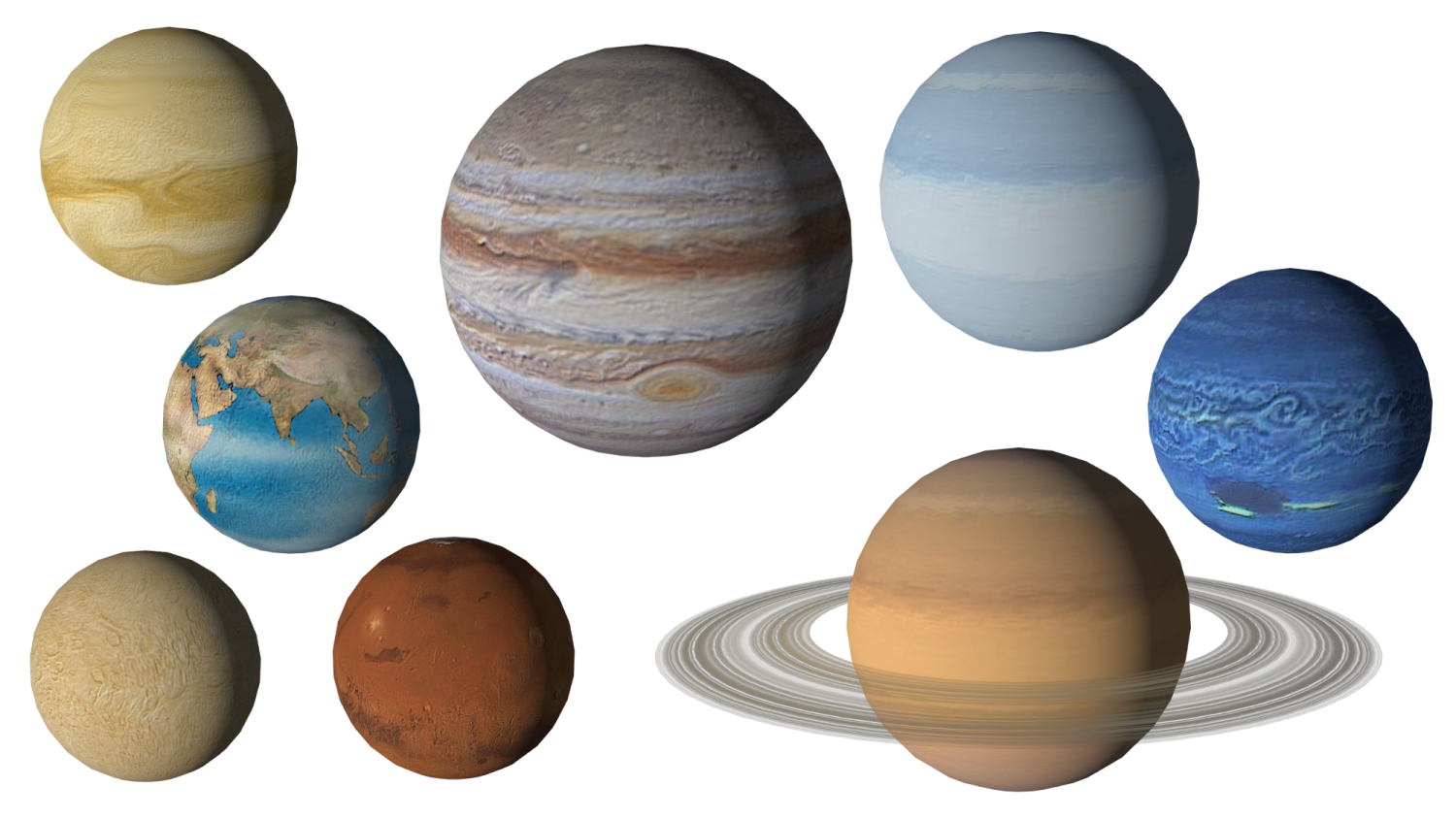 the planets of our solar system