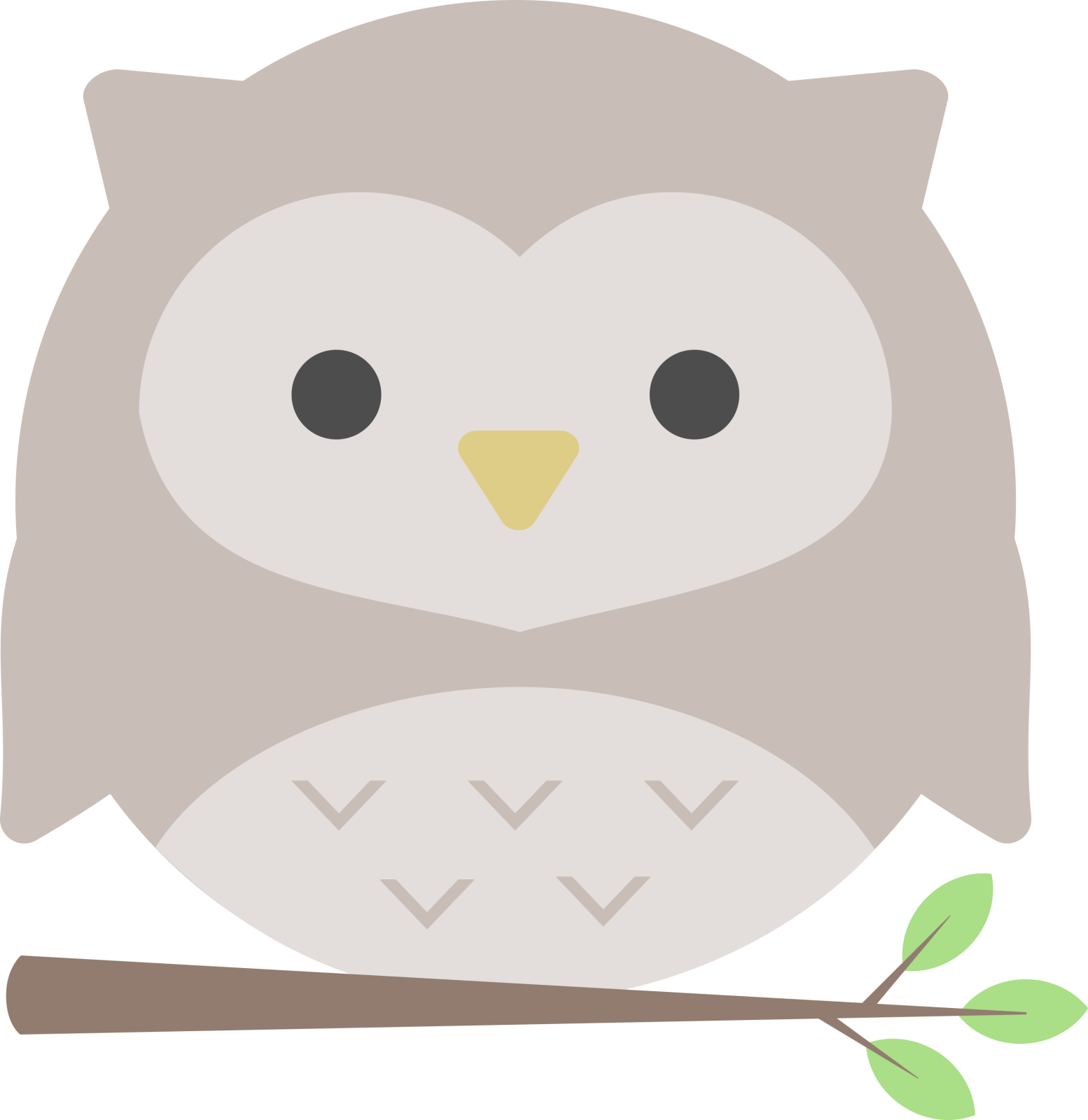an owl sitting on top of a tree branch