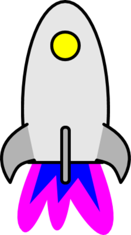 an image of a rocket with a yellow eye