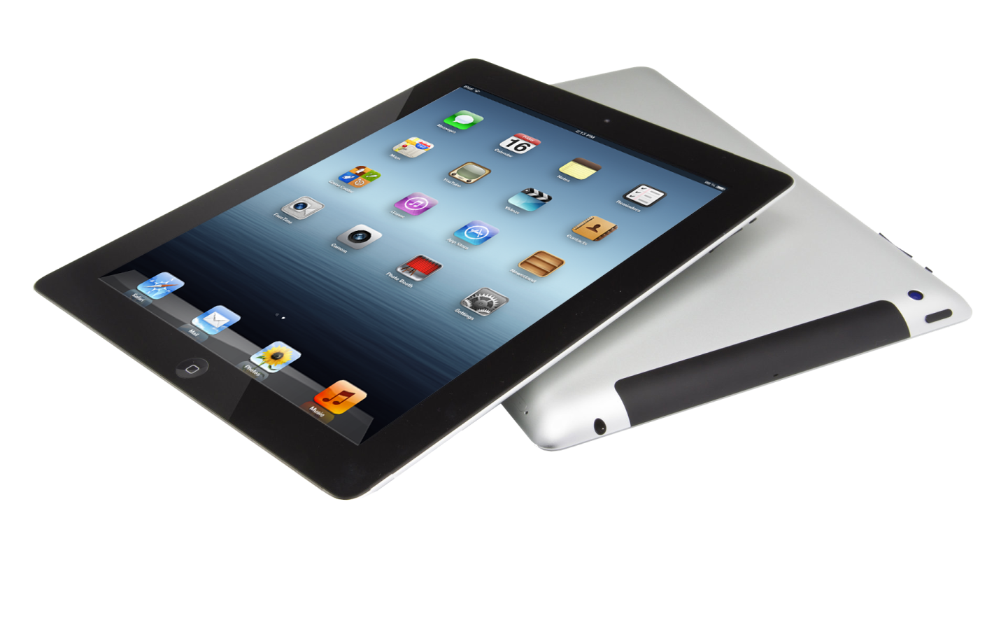 an ipad and a tablet sitting side by side