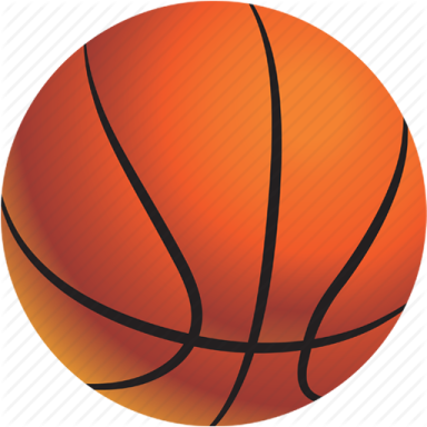 a basketball ball on a white background