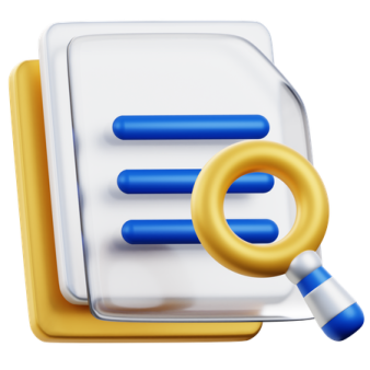 an image of a folder with a magni on it