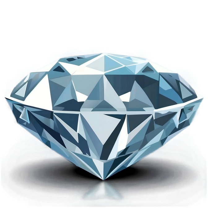 a diamond on a white background