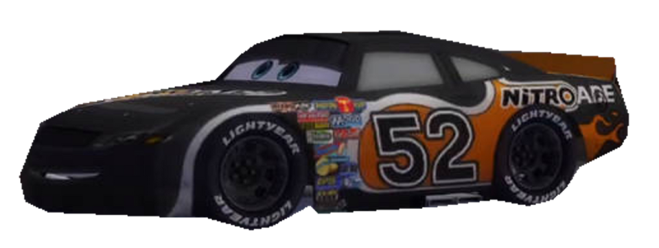 a car with the number 32 on it's side