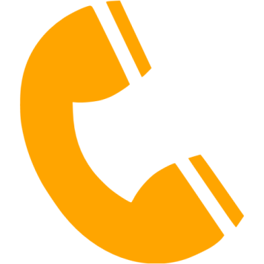 an orange phone icon