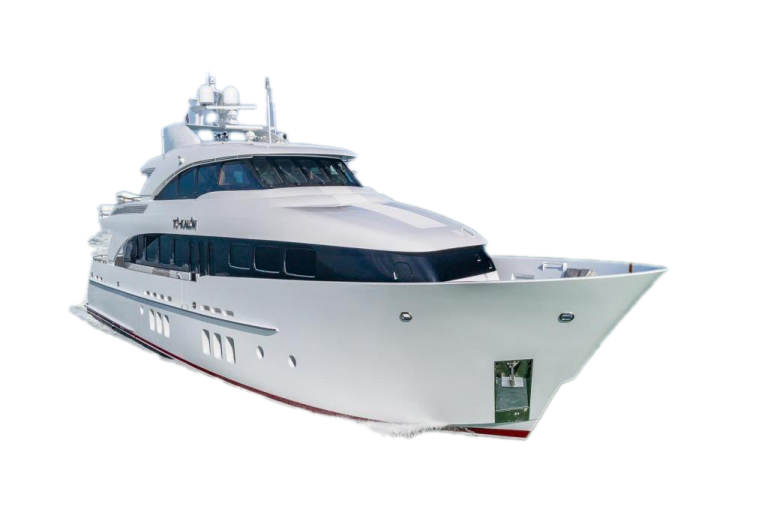 a large white boat on a white background