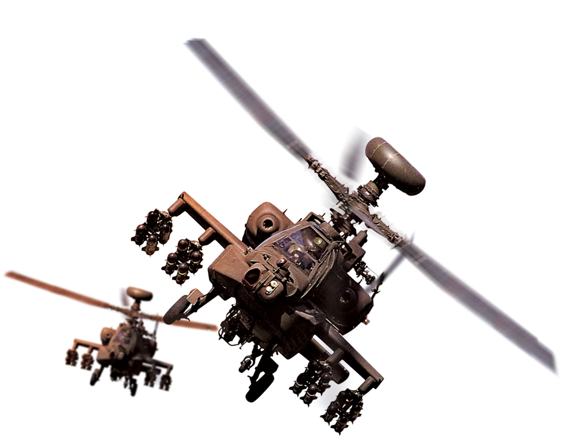 a helicopter flying through the air