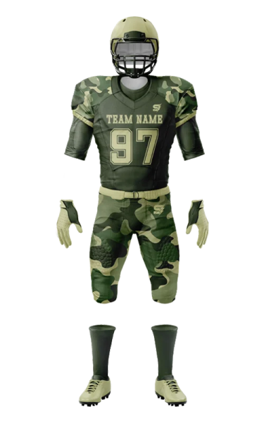 custom camo football uniform
