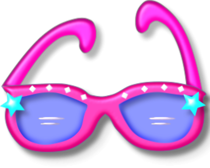 a pair of sunglasses with stars on them