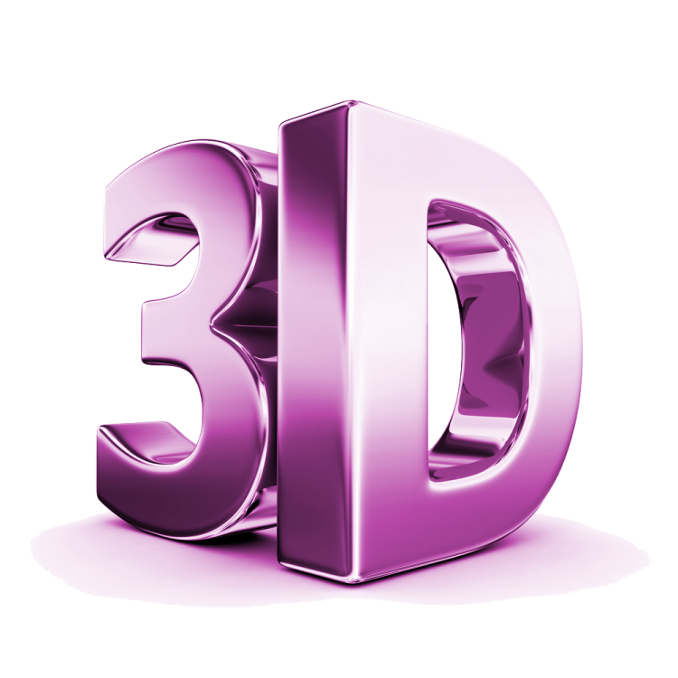 a 3d letter with the letter d on it