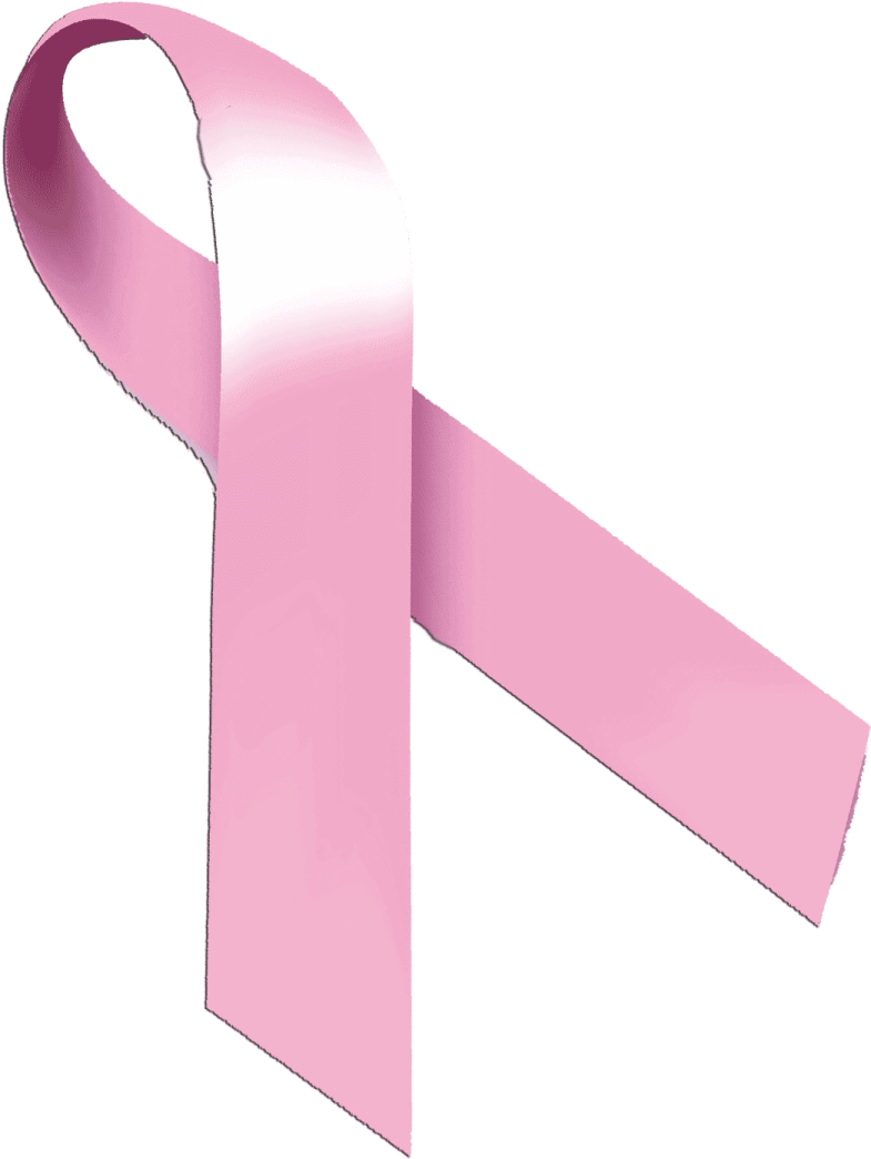 a pink ribbon