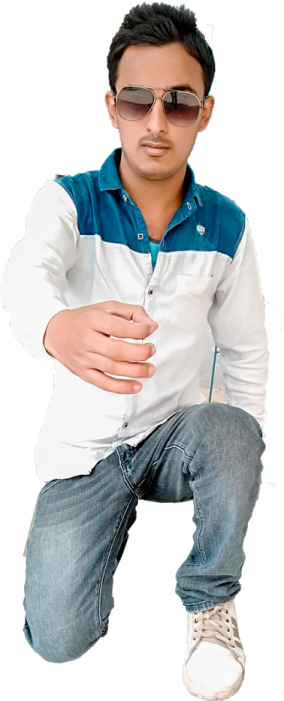 a young boy in a white shirt and blue jeans