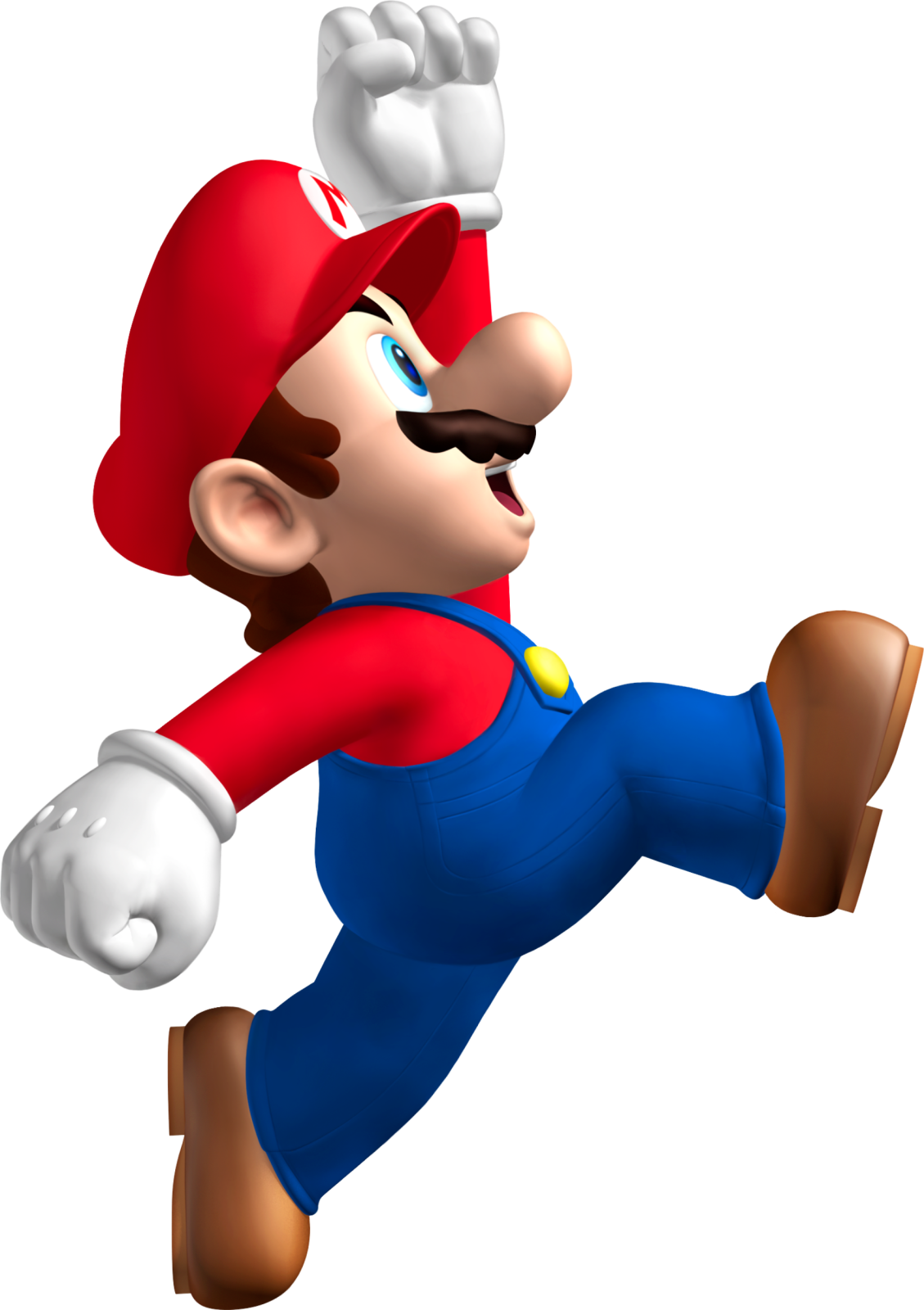 an image of a mario running