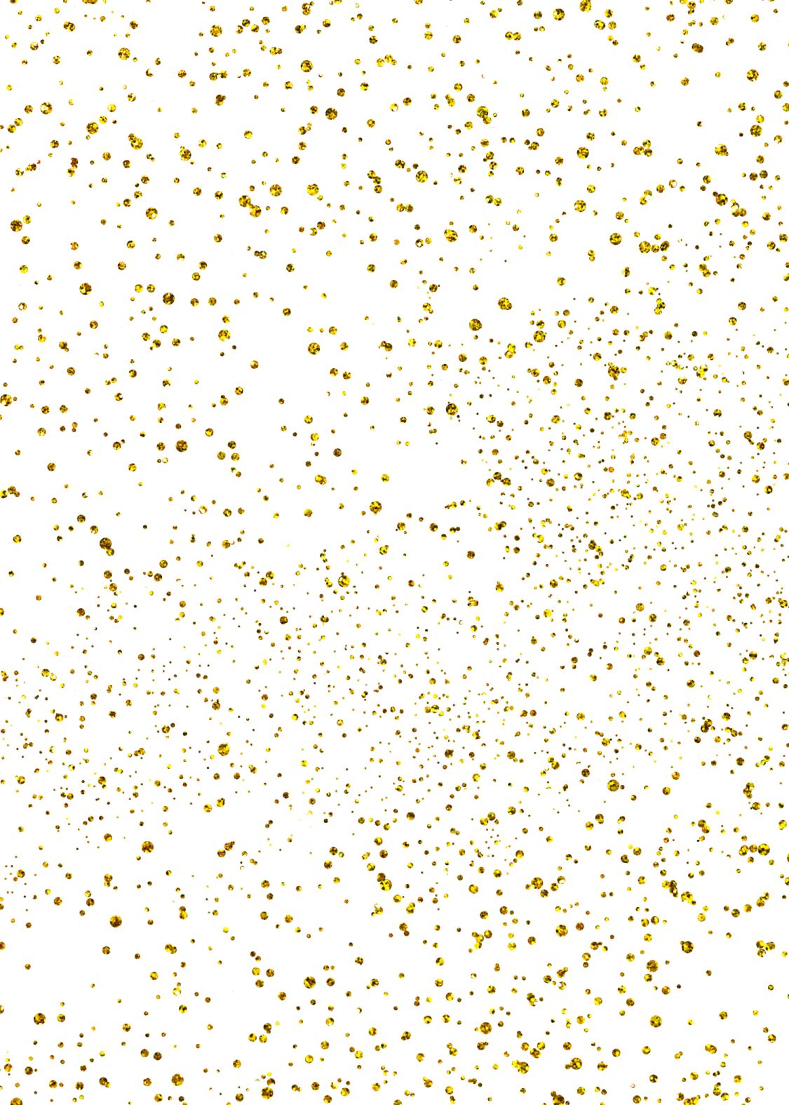 a white background with gold dots