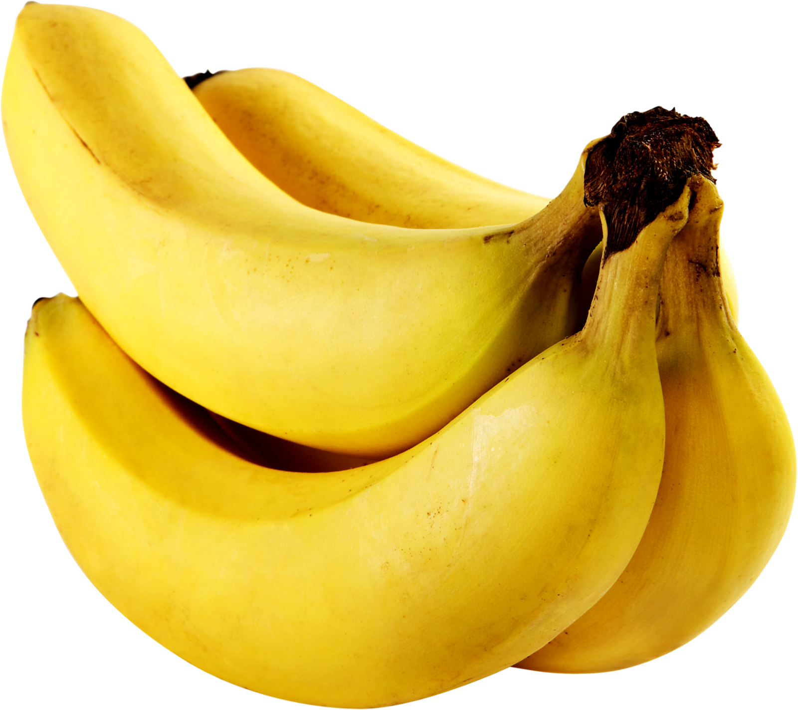 a bunch of bananas on a white background
