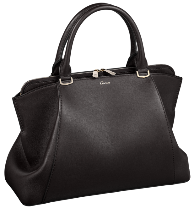 a black handbag on a white background
