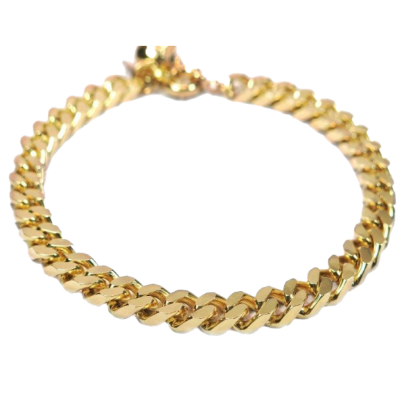 14k yellow gold miami cuban bracelet