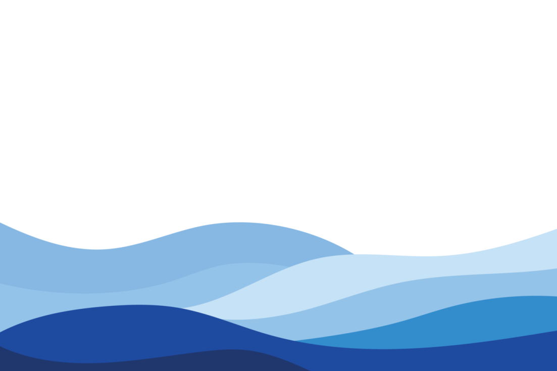 a white background with blue waves