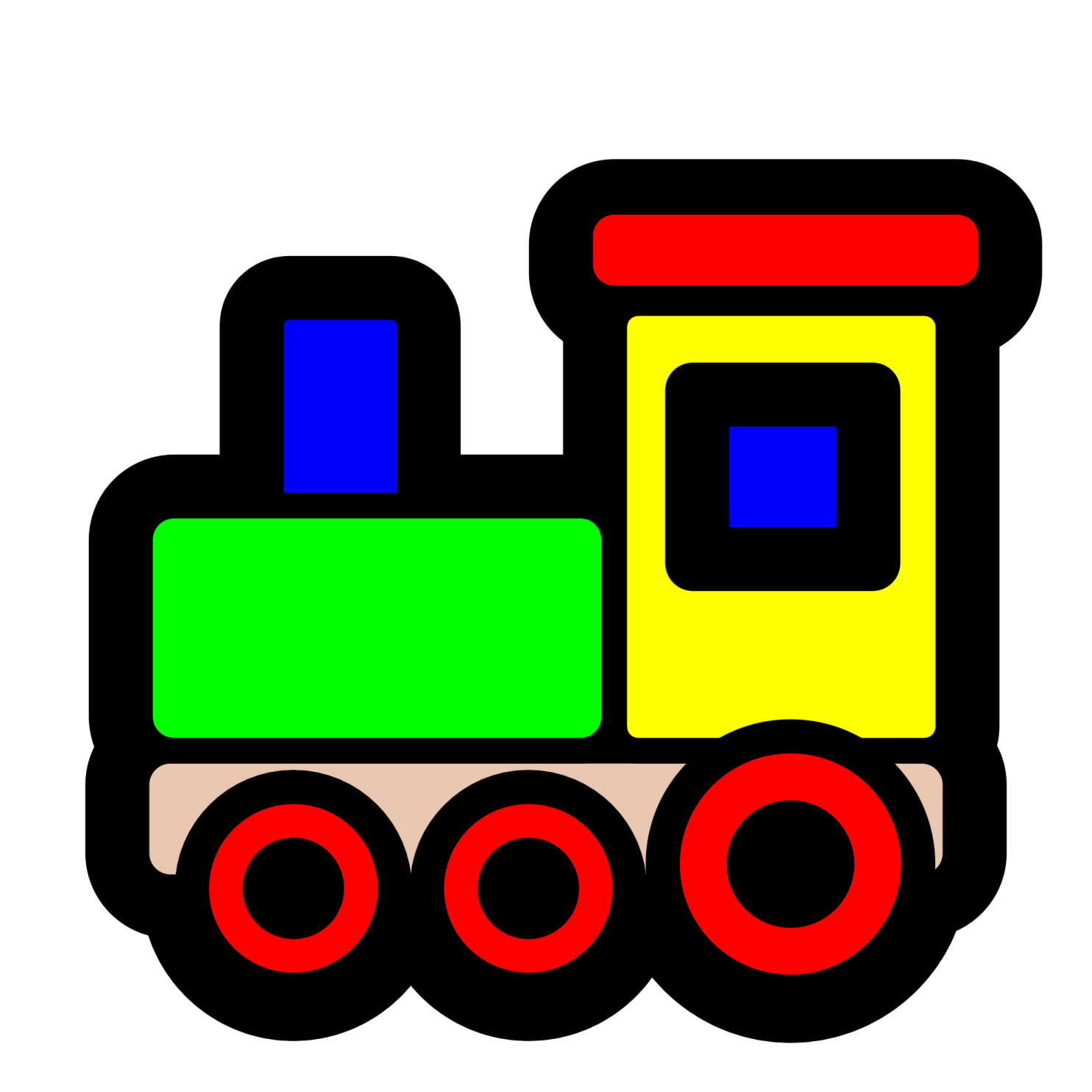 a train clipart