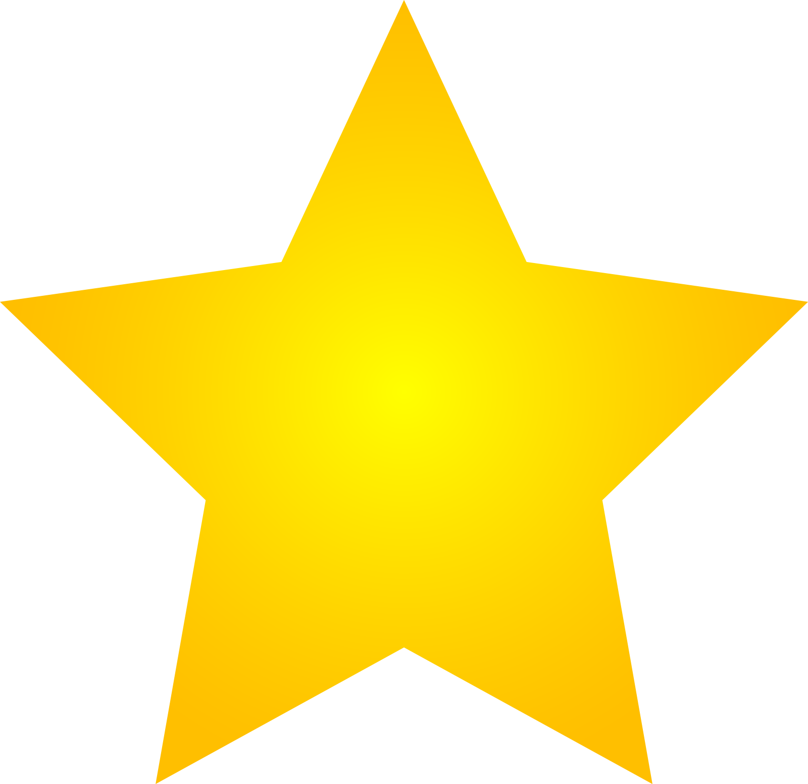 a yellow star