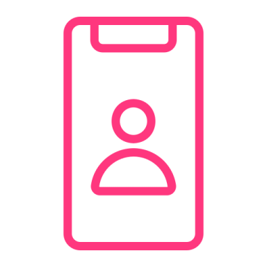 a clipboard with a person icon on it