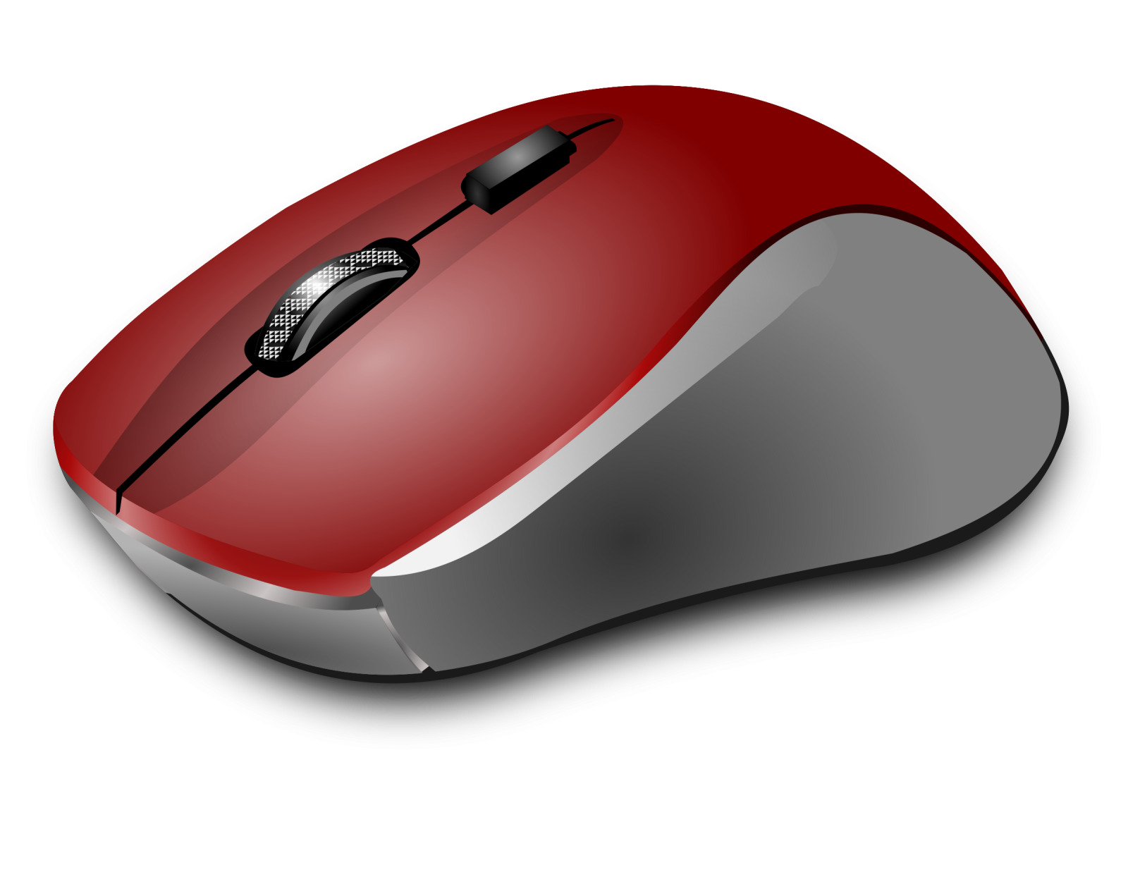 a computer mouse on a white background