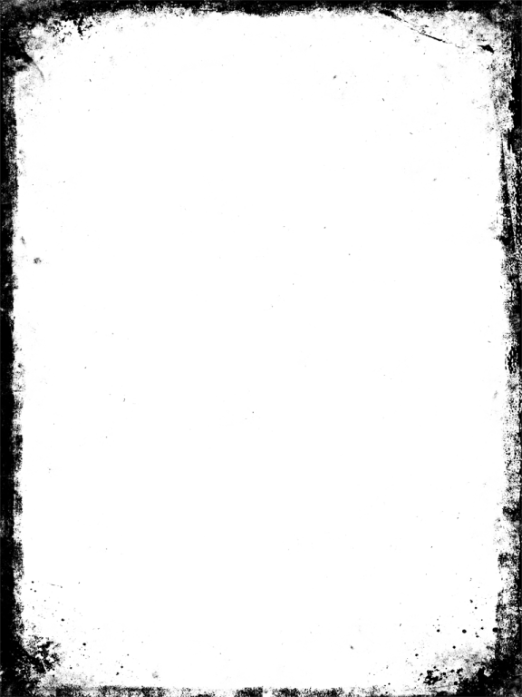 an old black and white photo frame