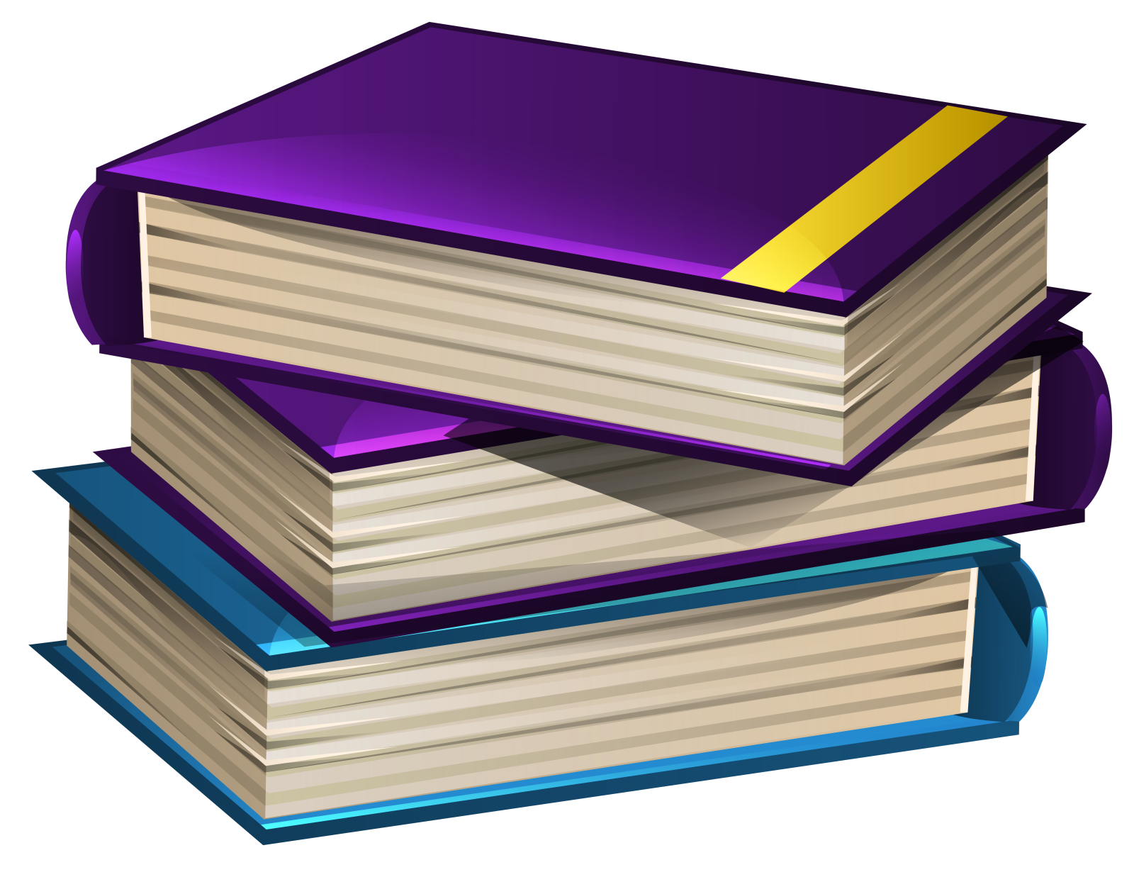 a stack of books
