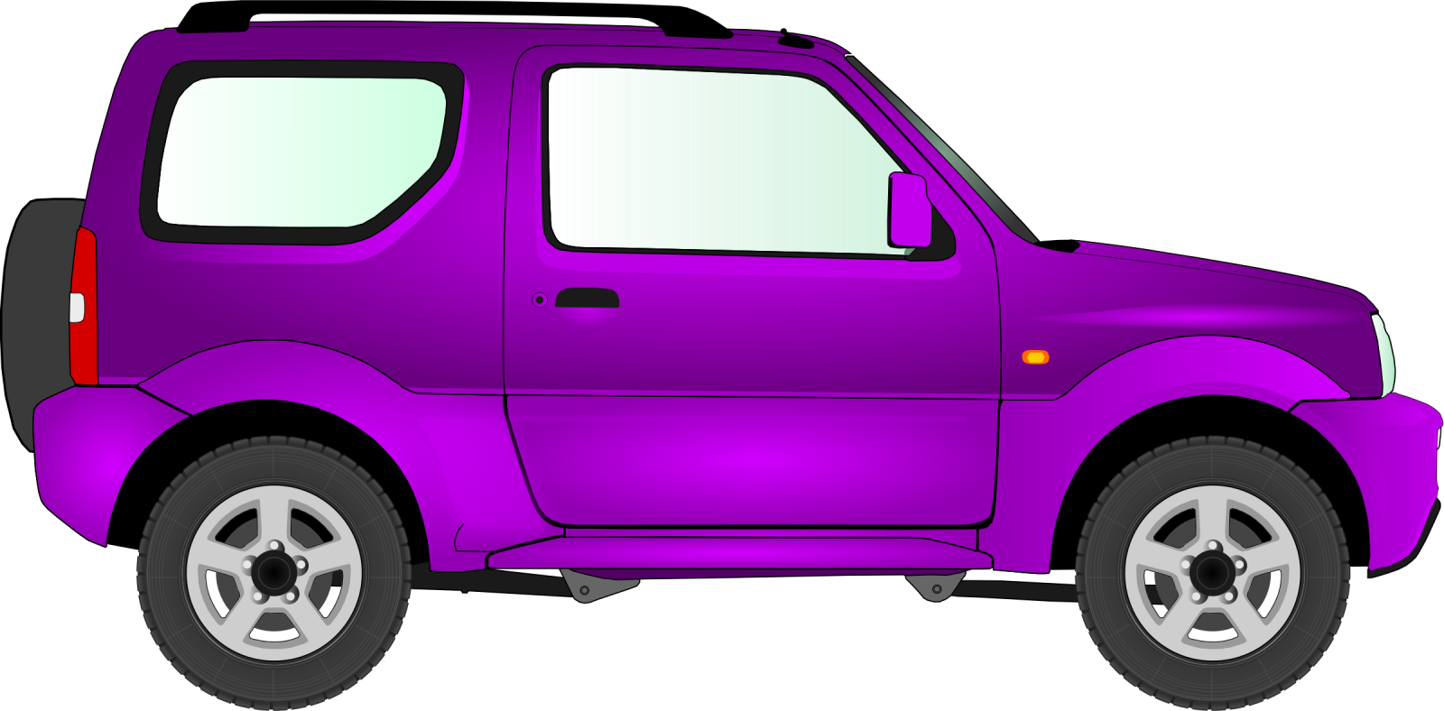 a purple car