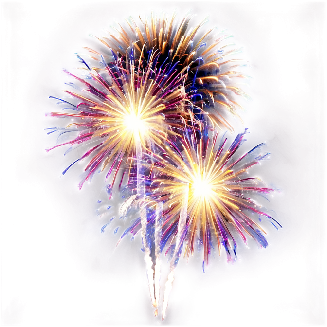 multi colored fireworks