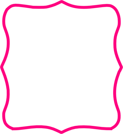 a pink frame on a white background