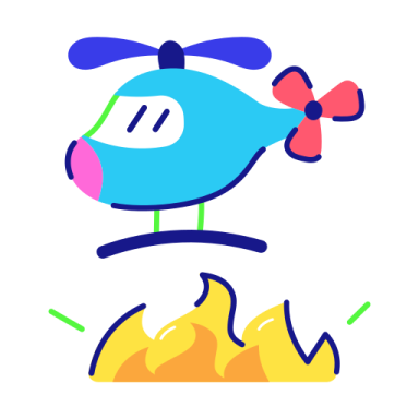 a drawing of a dog with a bow on its head