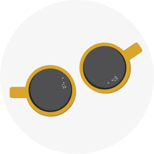 a pair of yellow sunglasses on a white background