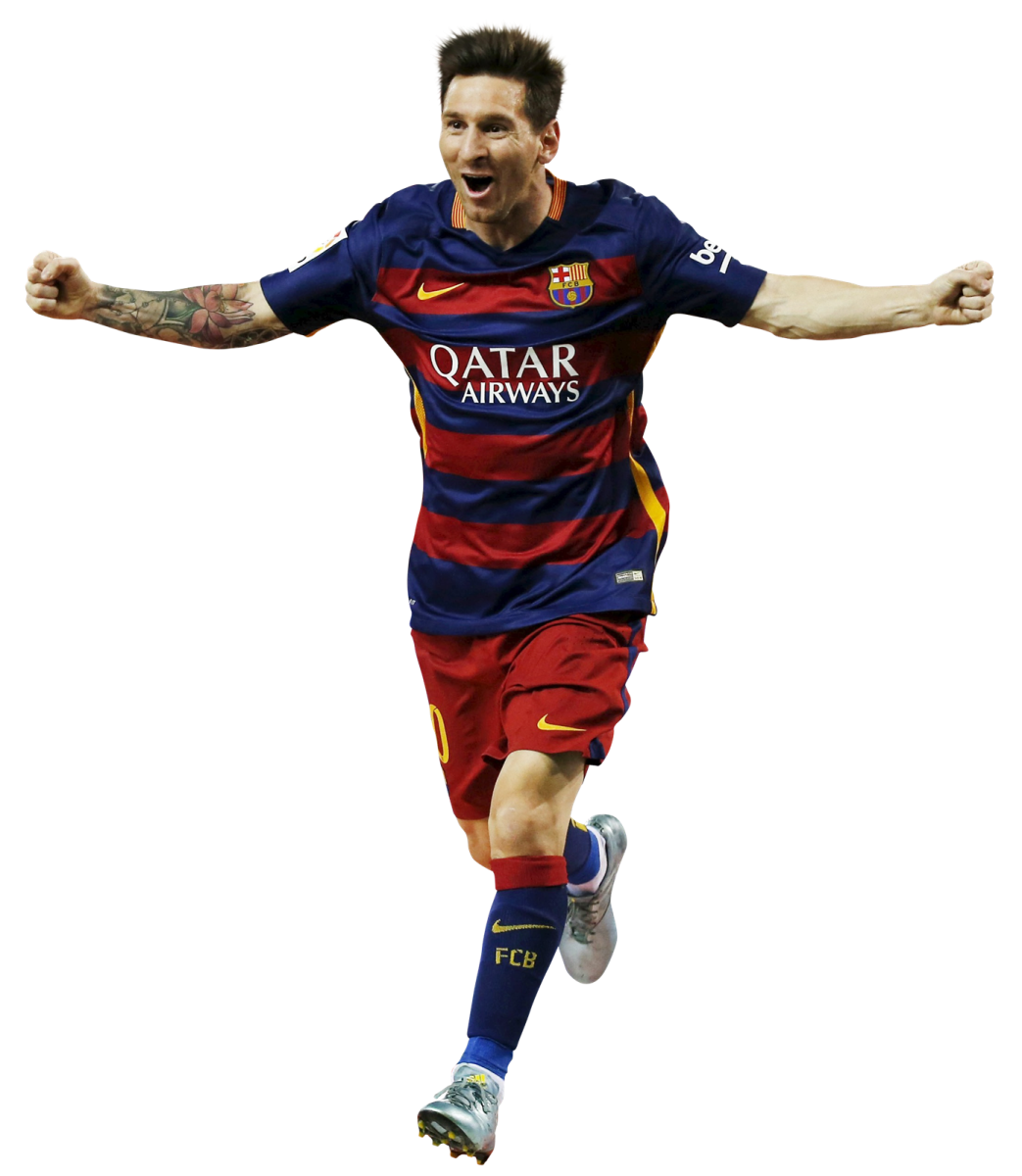 a soccer player in the air with his arms outstretched