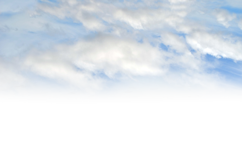 white clouds in the sky