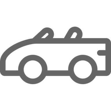 a car icon on a white background