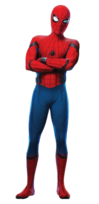 a man in a spider suit