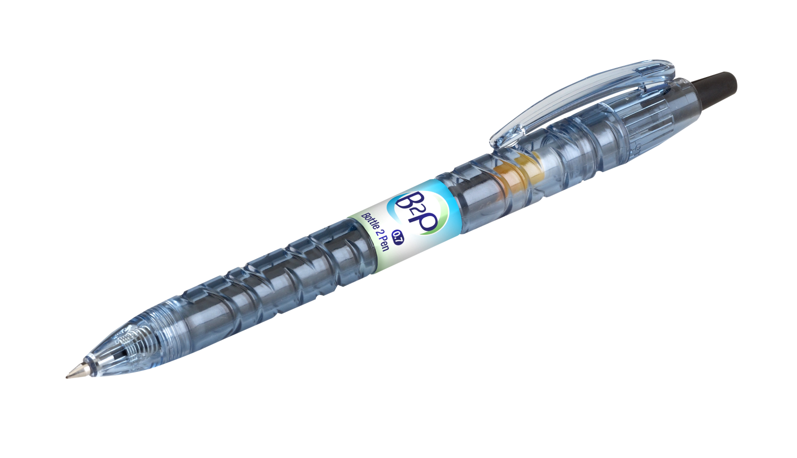 a ballpoint pen with a white background