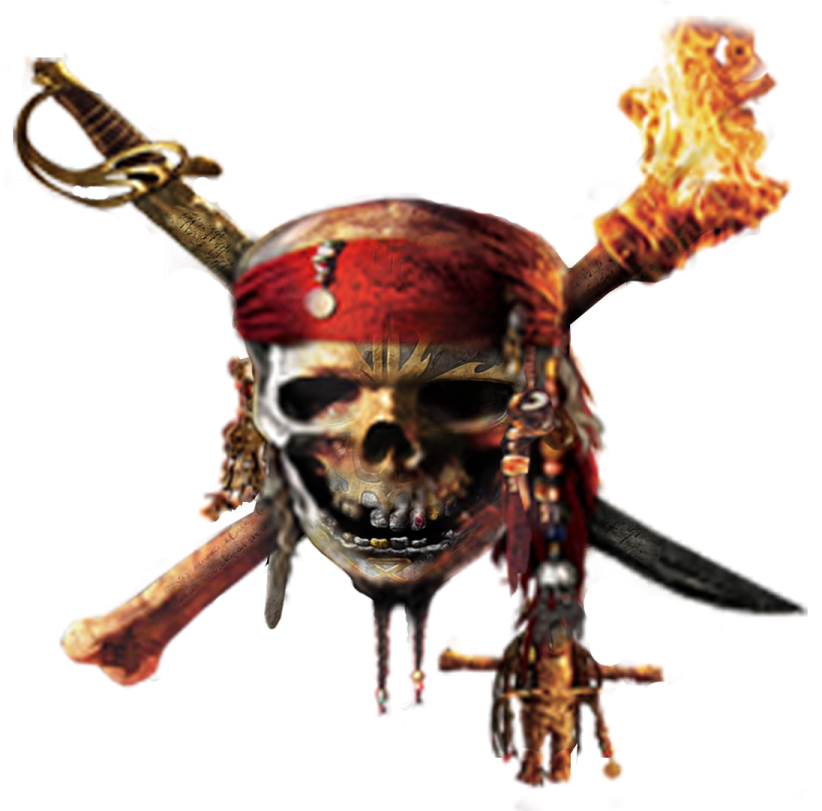 an image of a pirate skull with two swords