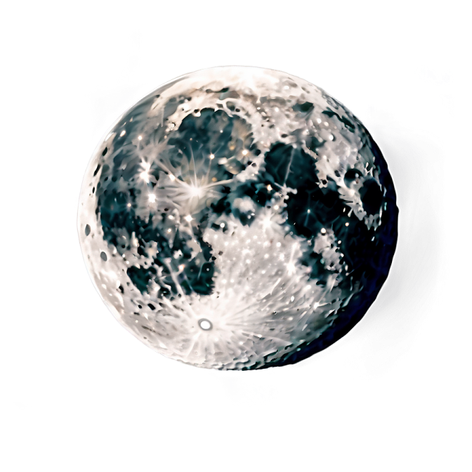 an image of the moon on a white background